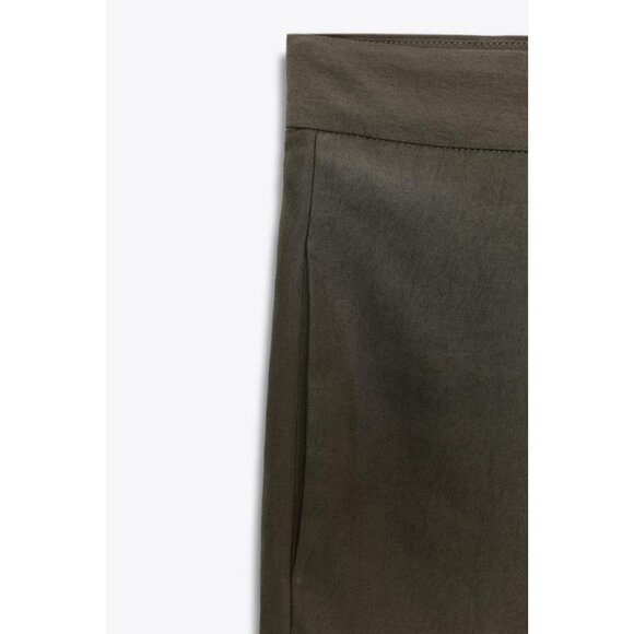 ZARA ZW COLLECTION FRONT PLEAT TROUSERS - Picture 9 of 9